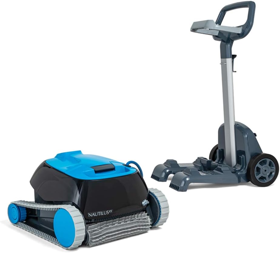 DOLPHIN Nautilus CC Automatic Robotic Pool Cleaner - Ideal for Above and In-Ground Swimming Pools up to 33 Feet - with Large Capacity Top Load Filter Basket…