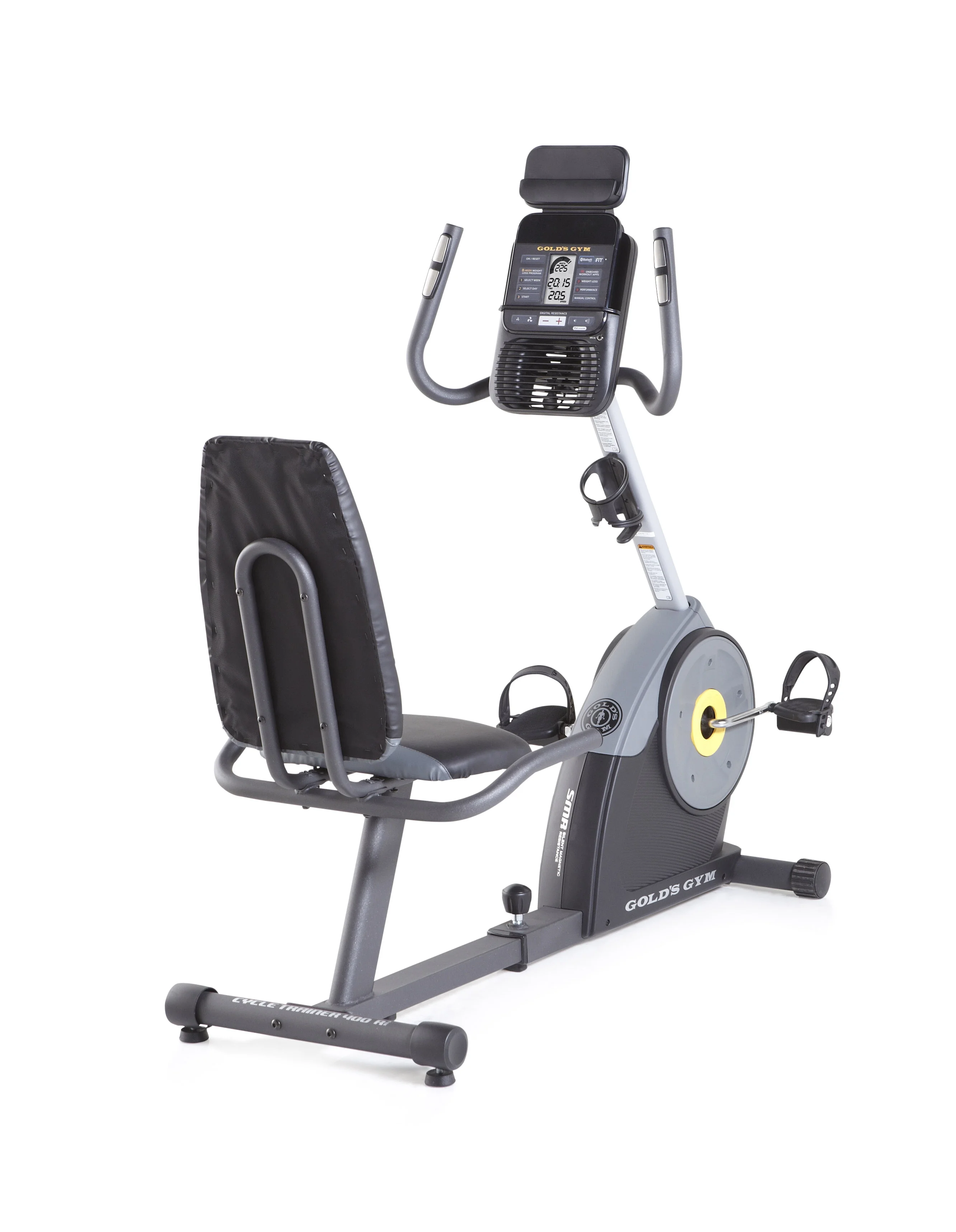 Gold's Gym Cycle Trainer 400 Ri Recumbent Exercise Bike, iFit Compatible
