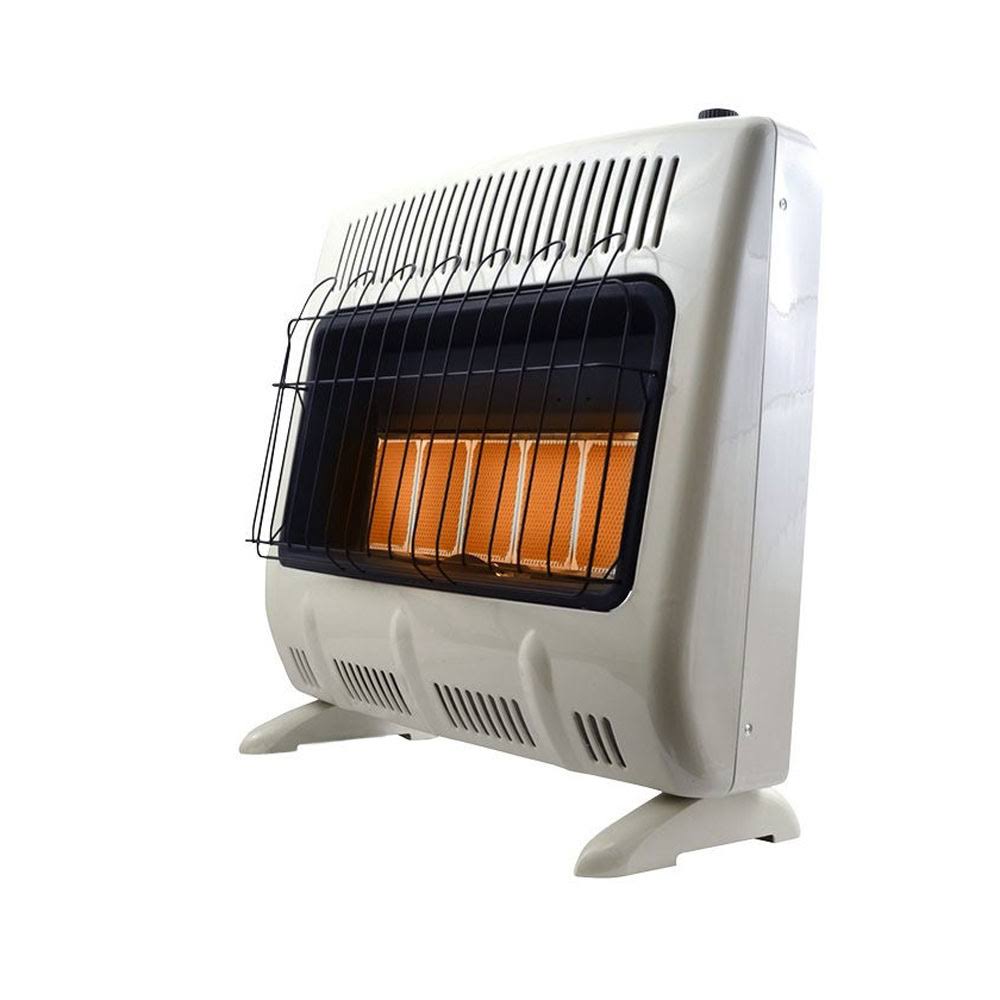 Mr. Heater 30,000 BTU Vent-Free Radiant Natural Gas Heater with Blower