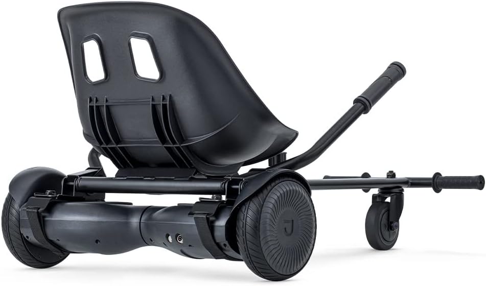 Jetson Rumble All-Terrain JetKart and Hoverboard Combo, 300-Watt Motor, Top Speed of 7 MPH, Max Range of Up To 7 Miles, Adjustable Frame, Ages 12+, Black, JKR2HB-BLK