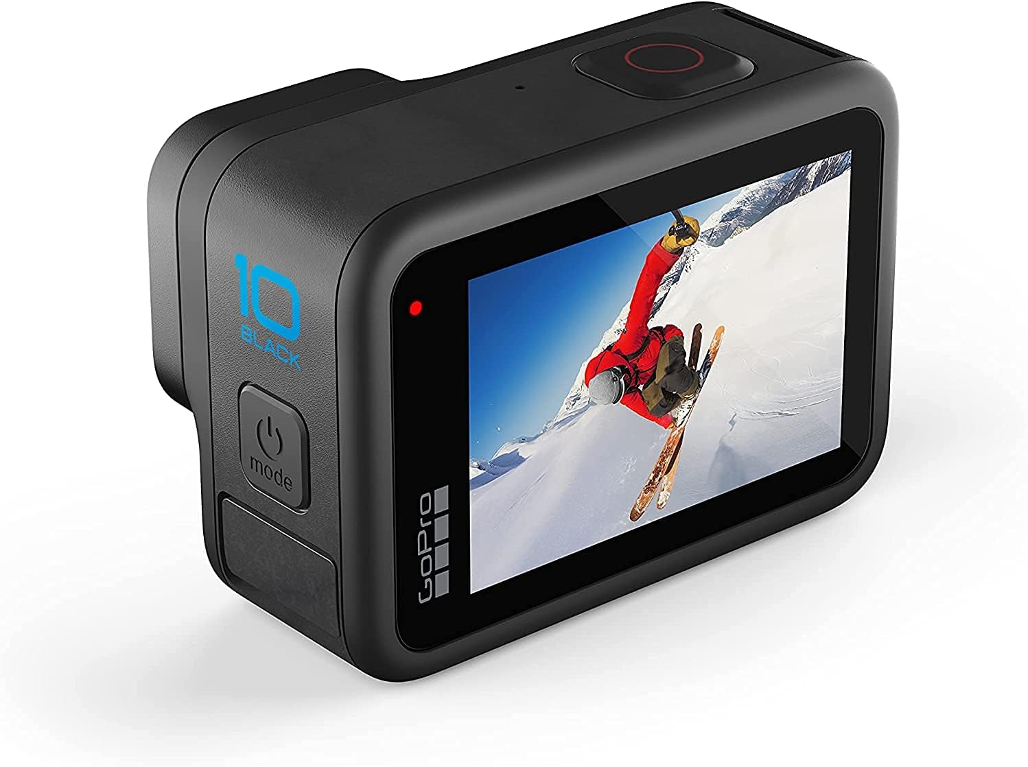 GoPro HERO10 Hero 10 Camcorder Black - Ultimate Bundle Includes: Sandisk Ultra 64GB microSD, 2X Extra Batteries, Charger, Underwater Housing, LED Light Kit, Carry Case and More