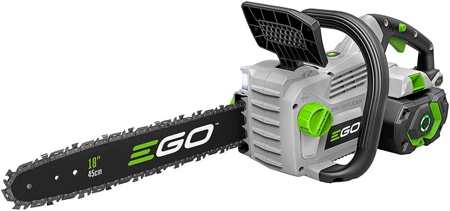EGO Power+ CS1800 18-Inch 56-Volt Cordless Chain Saw Battery and Charger Not Included