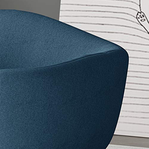 GDFStudio Mid Century Small Plush Pet Bed, Dark Gray and Natural Finish