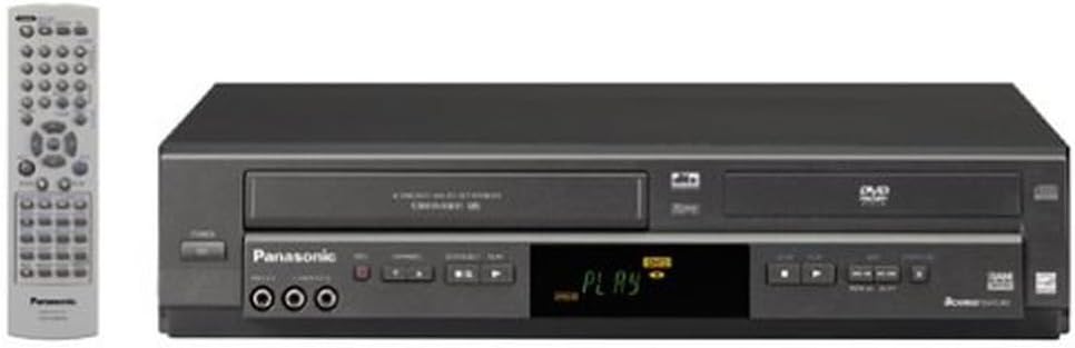 Panasonic PV-D4744 Progressive-Scan DVD/VCR Combo , Black