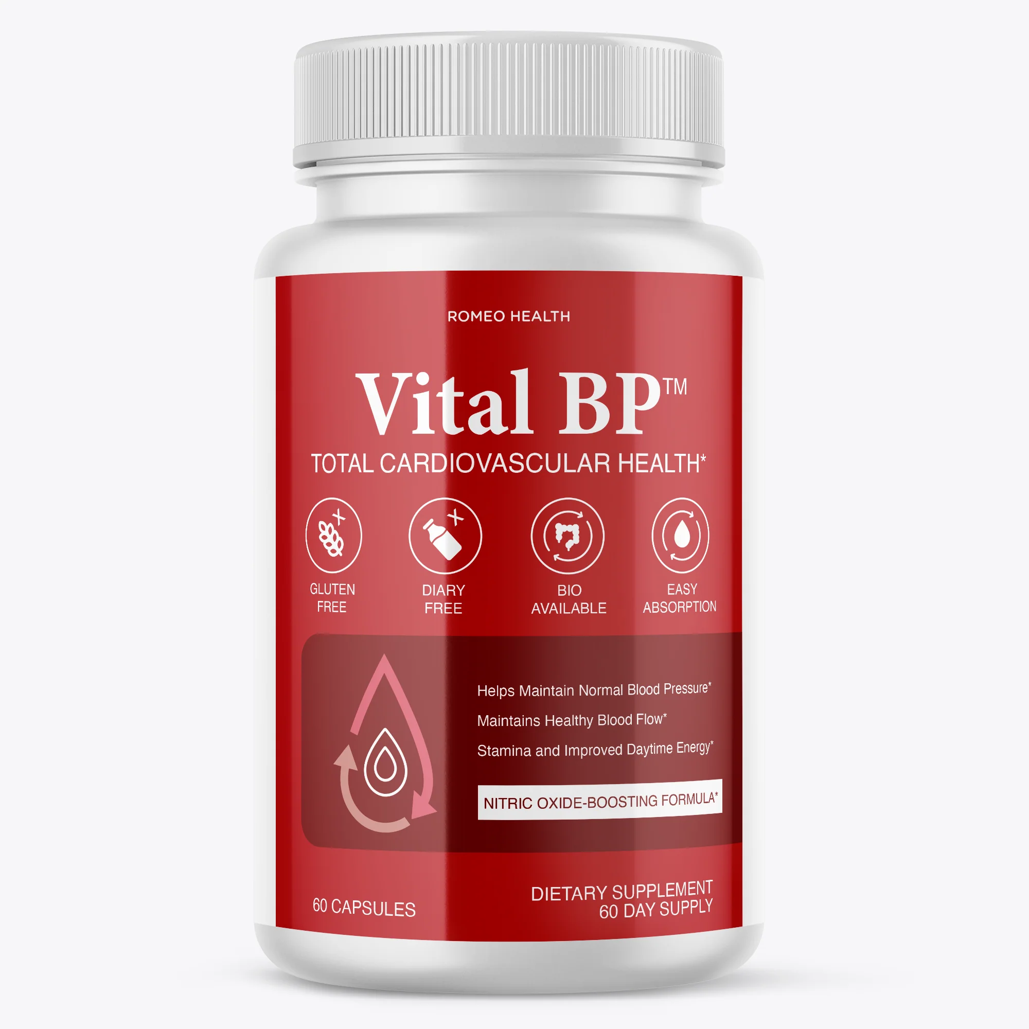 Vital BP - Cardiovascular Health Support Dietary Supplement - Kansas Nuitrition - HNZSDS