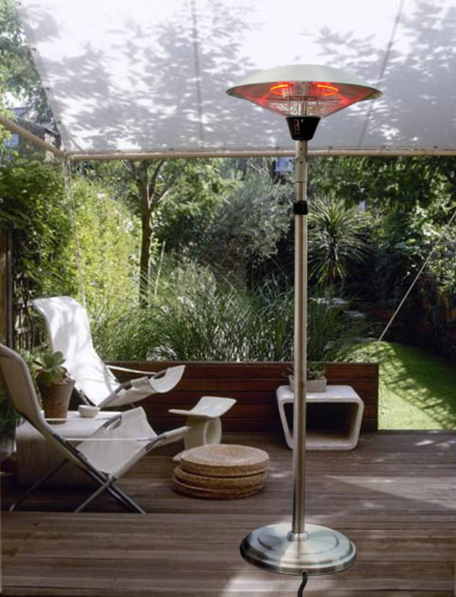 AZ Patio Heaters Electric Adjustable Free Standing Heater