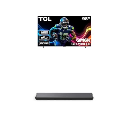 TCL 65-Inch Class QM6K Series QD-Mini LED 4K UHD Google Smart TV Best Value Mini-LED TV - QLED, 144hz, 288hz Gaming Rate, High Contrast Screen, Onkyo Audio, Dolby Atmos (65QM6K, 2025 Model)