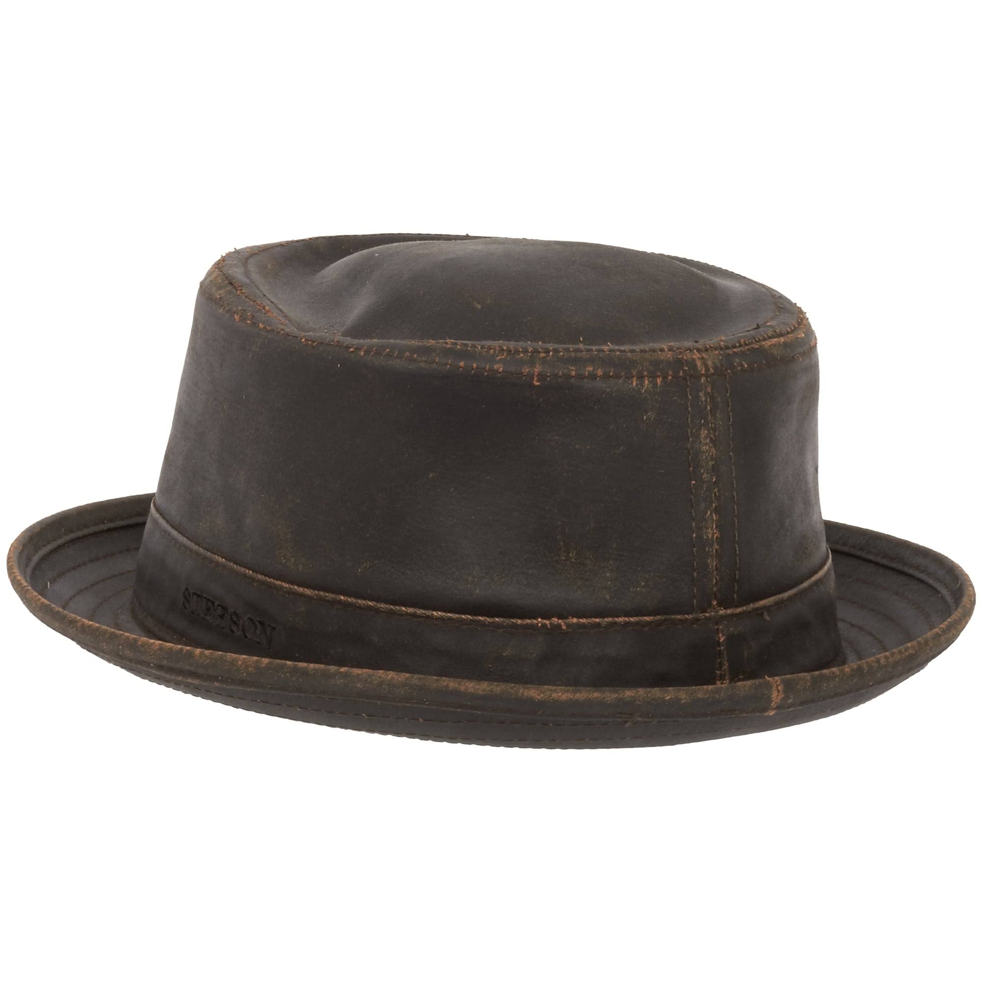 Stetson - Odenton Pork Pie Hat - Brown - XL