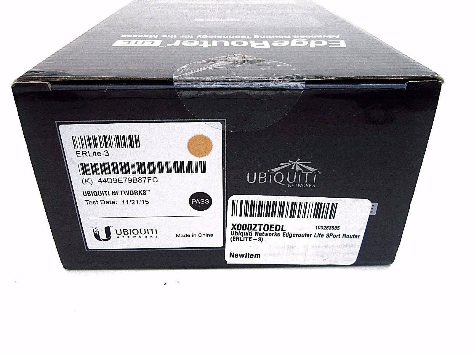 Ubiquiti EdgeRouter Lite Router - Gigabit Ethernet ERLite-3