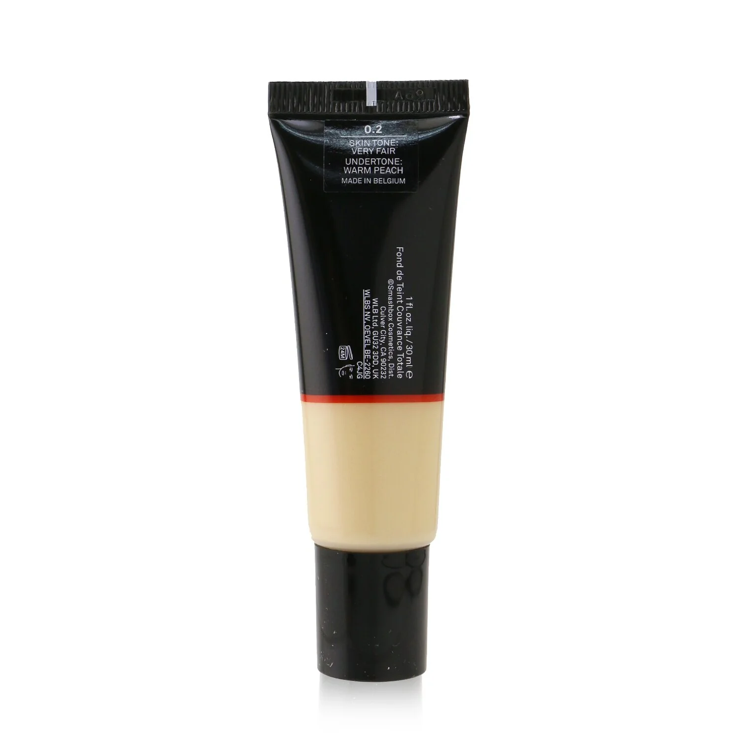 Smashbox Studio Skin Full Coverage 24 Hour Foundation - # 1 Fair With Cool Peach Undertone  30ml/1oz