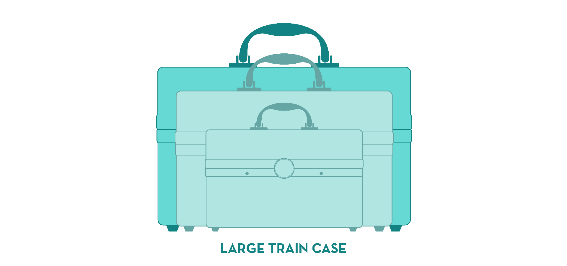 Caboodles Large Train Case