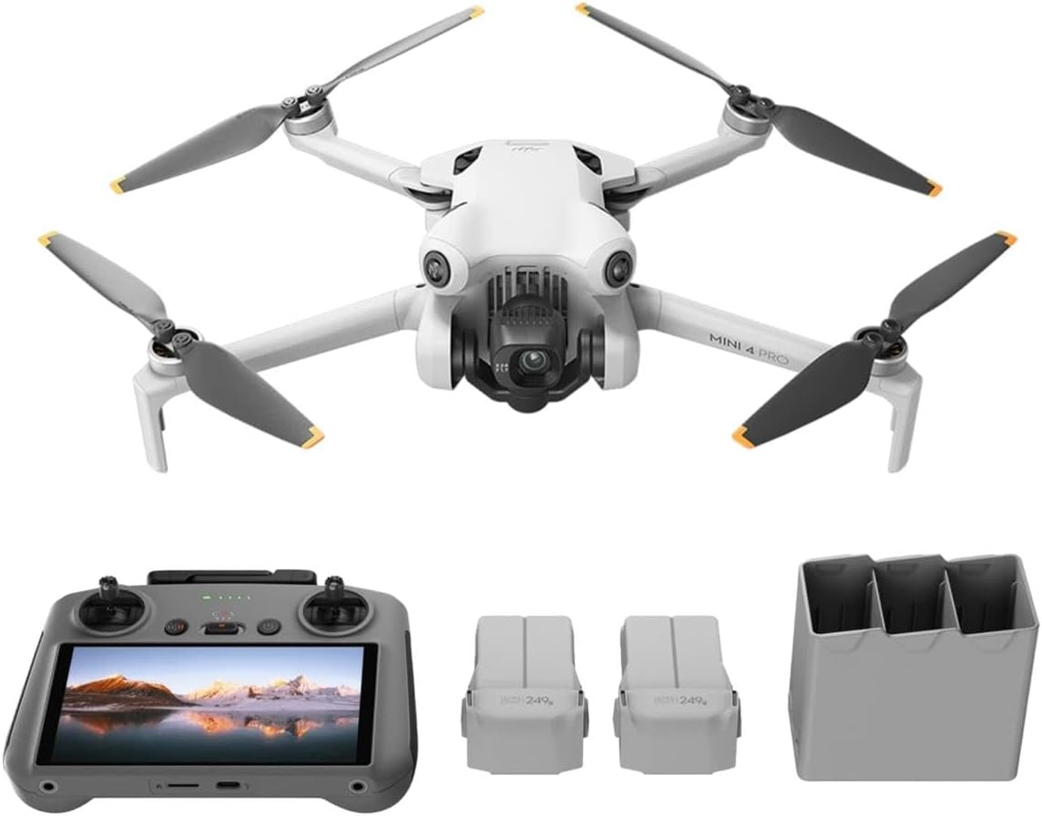 DJI Mini 4 Pro Drone Fly More Combo with Accessory Kit