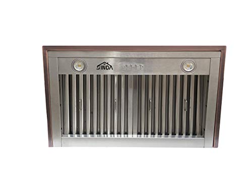 Copper Range Hood with Professional Liner and Internal Motor Sinda H3SL