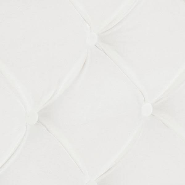 Safavieh Arebelle Tufted Velvet Headboard, White, King