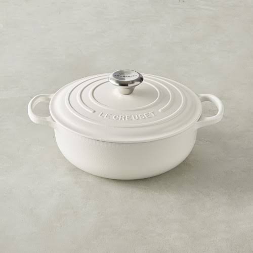 Le Creuset Cast Iron Sauteuse | Matte Cotton, 3 1/2 Qt.