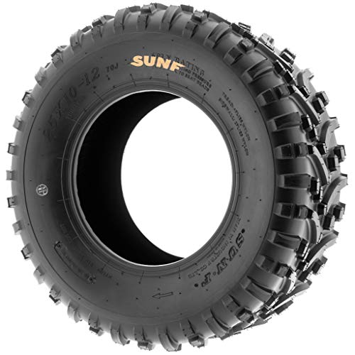 SunF A032 22x11-8 Turf & Trail ATV UTV Golf Cart Off-Road Tires, PR, Tubeless