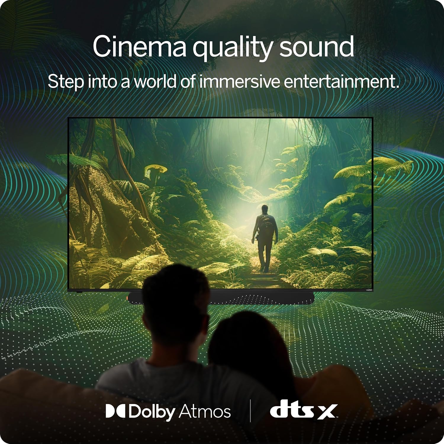 VIZIO 2.1 Soundbar, Wireless Subwoofer w/Dolby Atmos, DTS:X, Bluetooth – SV210M-0808 (New, 2024 Model)