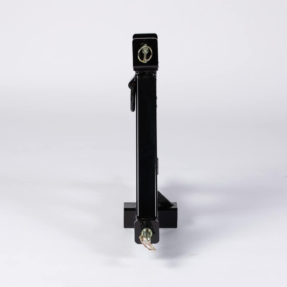 Titan Attachments Heavy Duty 3 Point 2 Receiver Trailer Hitch Category 1 Tractor Tow Drawbar Pull