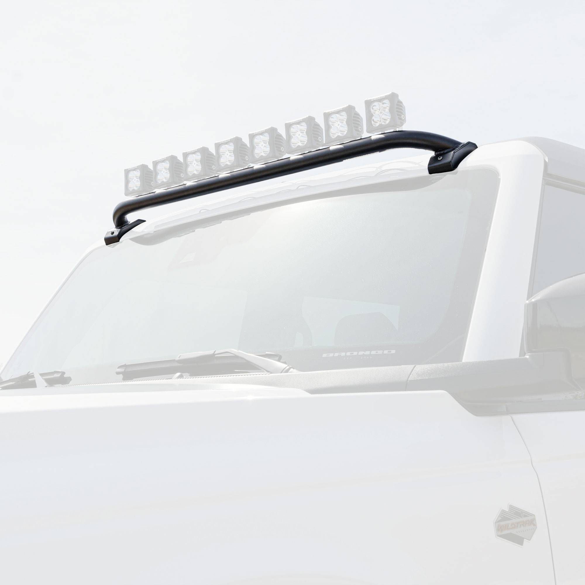 ZROADZ 2021-2024 Fits Ford Bronco Front Roof Multiple LED Tubular Mounting Bar Bracket Only Z935401