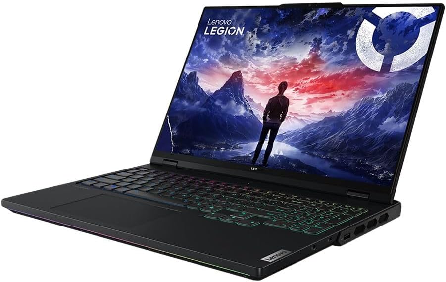 Lenovo Legion Pro 7 16IRX9H 16" Gaming Laptop - Eclipse Black - Intel Core i9 14th Gen 14900HX 1.6GHz; NVIDIA GeForce RTX 4080 12GB GDDR6; 32GB DDR5-5600 RAM; 2X 1TB NVMe M.2