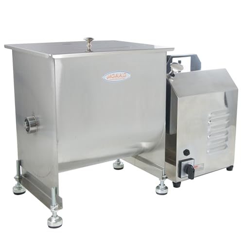 Hakka 80-Pound/40-Liter capacity Tank Stainless Steel Electric Meat Mixer (Mixing Maximum 60-Pound for Meat)