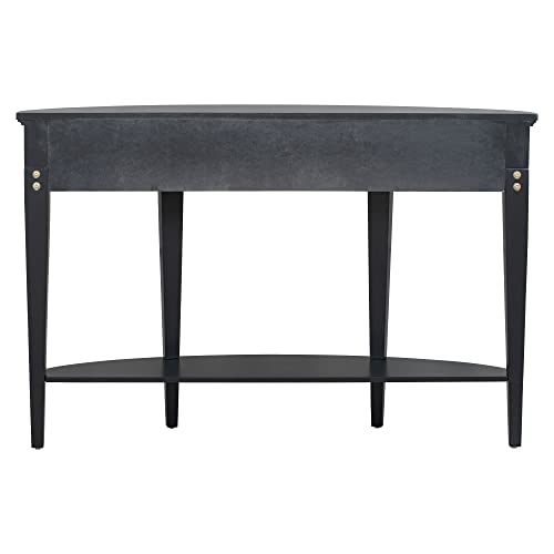 Half Moon Table,Entryway Table,Half Circle Table,Half Moon Entry Table Home Decor,Half Moon Console Tables for Entryway,Hallway Table,Hall Tables for Entryway Narrow with 3 Drawers and 1 Shelf