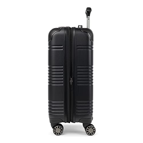 Travelpro Roundtrip Hardside Expandable Luggage, TSA Lock, 8 Spinner Wheels, Hard Shell Polycarbonate Suitcase, Silver, 2-Piece Set (21/25)