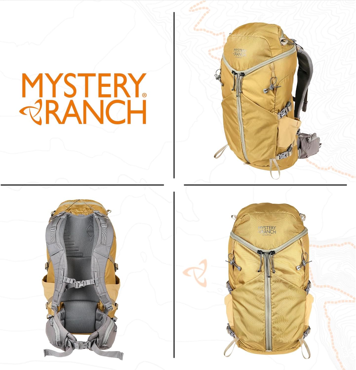 Mystery Ranch Coulee 30 Backpack - Lightweight Hiking Daypack, 30L, L/XL, Coriander