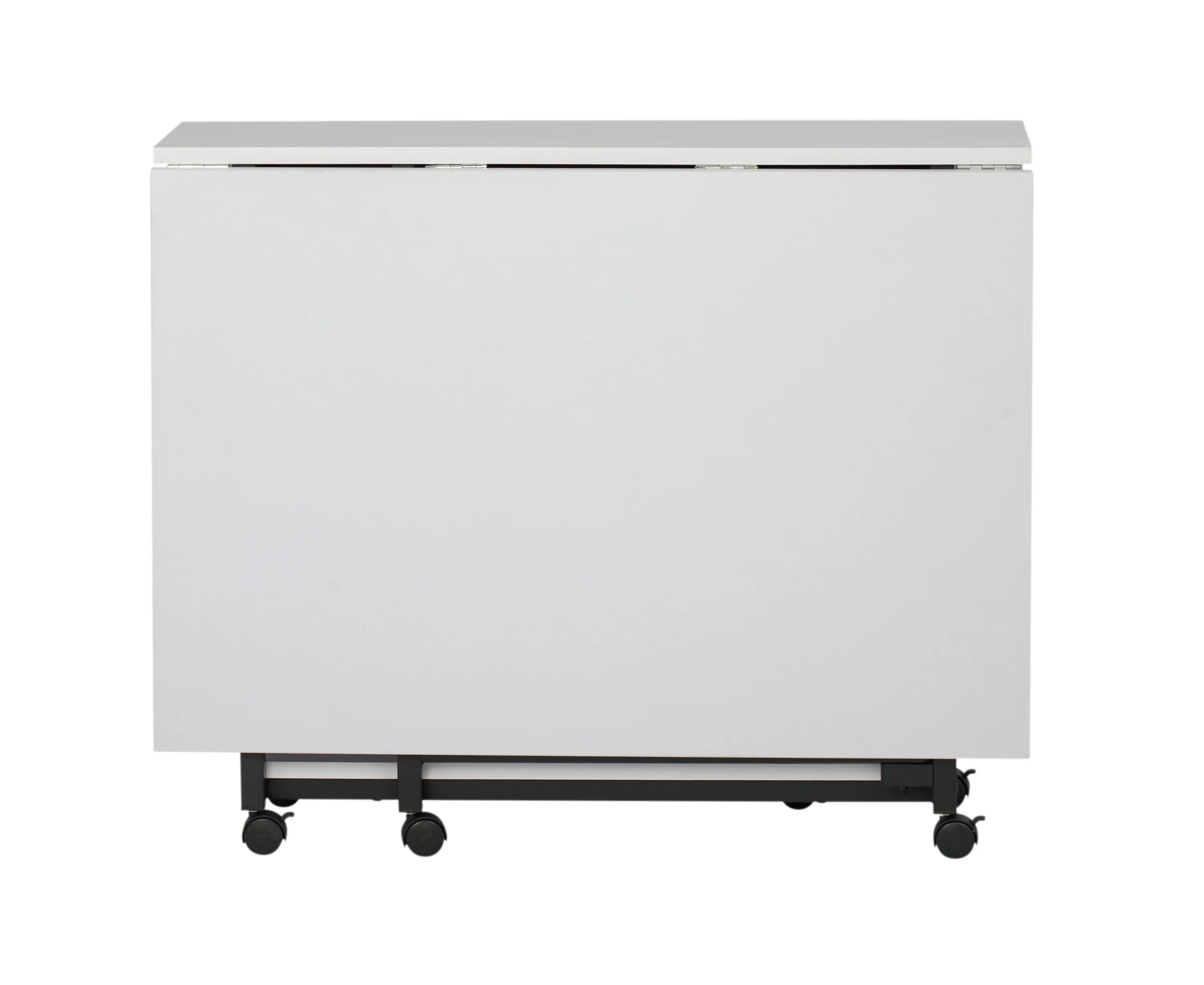 Sew Ready Mobile Fabric Cutting Table with Storage 30" H in Charcoal/White