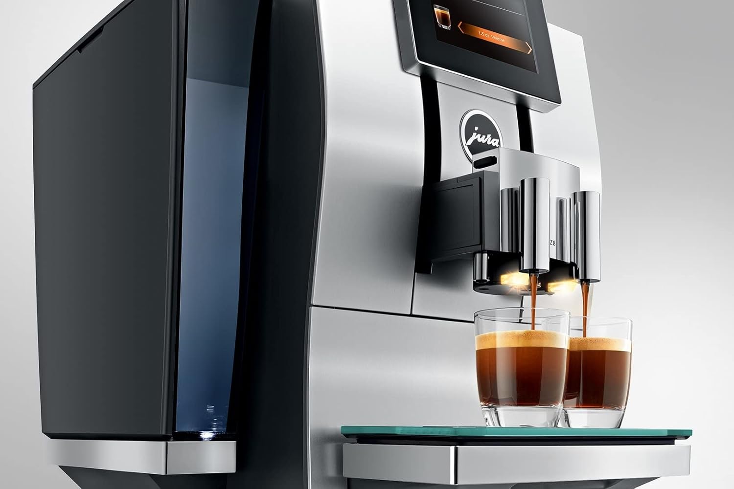 Jura Z8 Aluminum Automatic Espresso & Cappuccino Machine with Touch screen