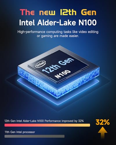 NIMO 15.6 IPS-FHD-Laptop, Intel Pentium 4 Cores N100 8GB RAM 128GB SSD Backlit Keyboard Fingerprint (Beat to i3-1115G4 Up to 3.4GHz) Computer for Student-Home WiFi 6 BT5.2 Win 11