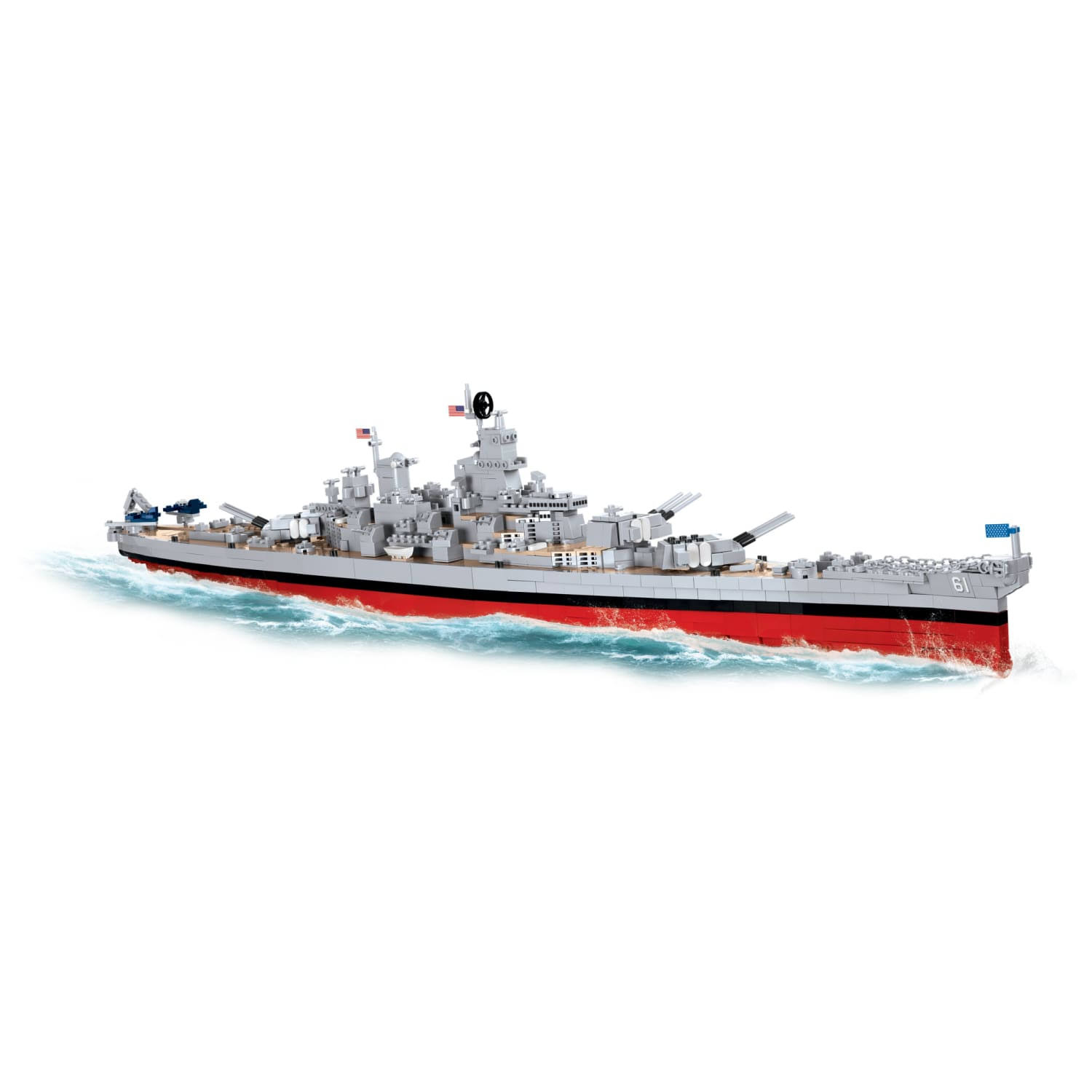 Cobi Historical Collection Battleship USS Iowa (BB-61)/USS Missouri (BB-63)