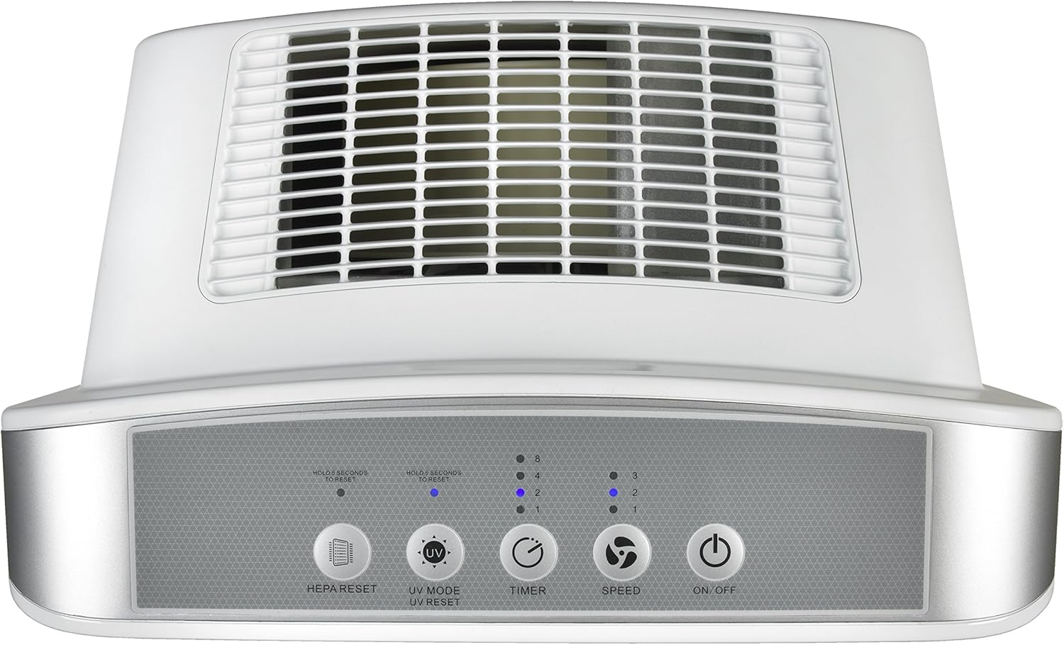 GermGuardian Air Purifier with HEPA 13 Filter, Removes 99.97% of Pollutants, Large Room up to 1760 Sq. Foot Room in 1 Hr, UV-C Light Helps Reduce Germs, Zero Ozone Verified, 21", White, AC5900WCA
