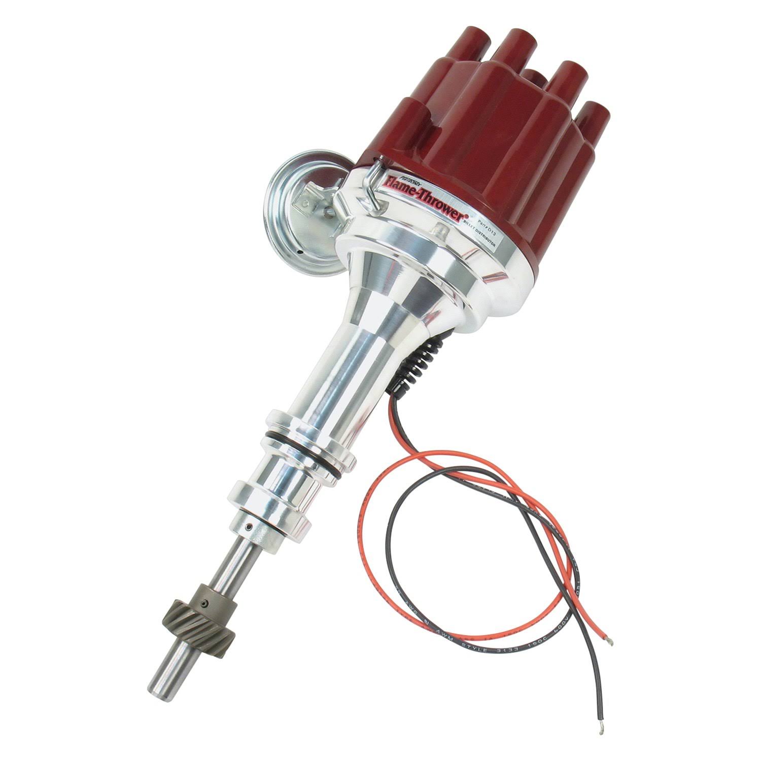 Pertronix D130701 Billet Distributor Ford SB Red Cap