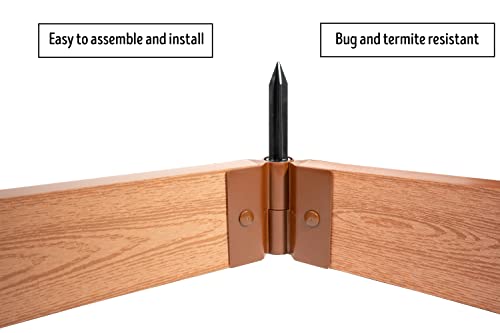 WEATHERED WOOD 2' X 8' X 11" RAISED GARDEN BED - 1" PROFILE