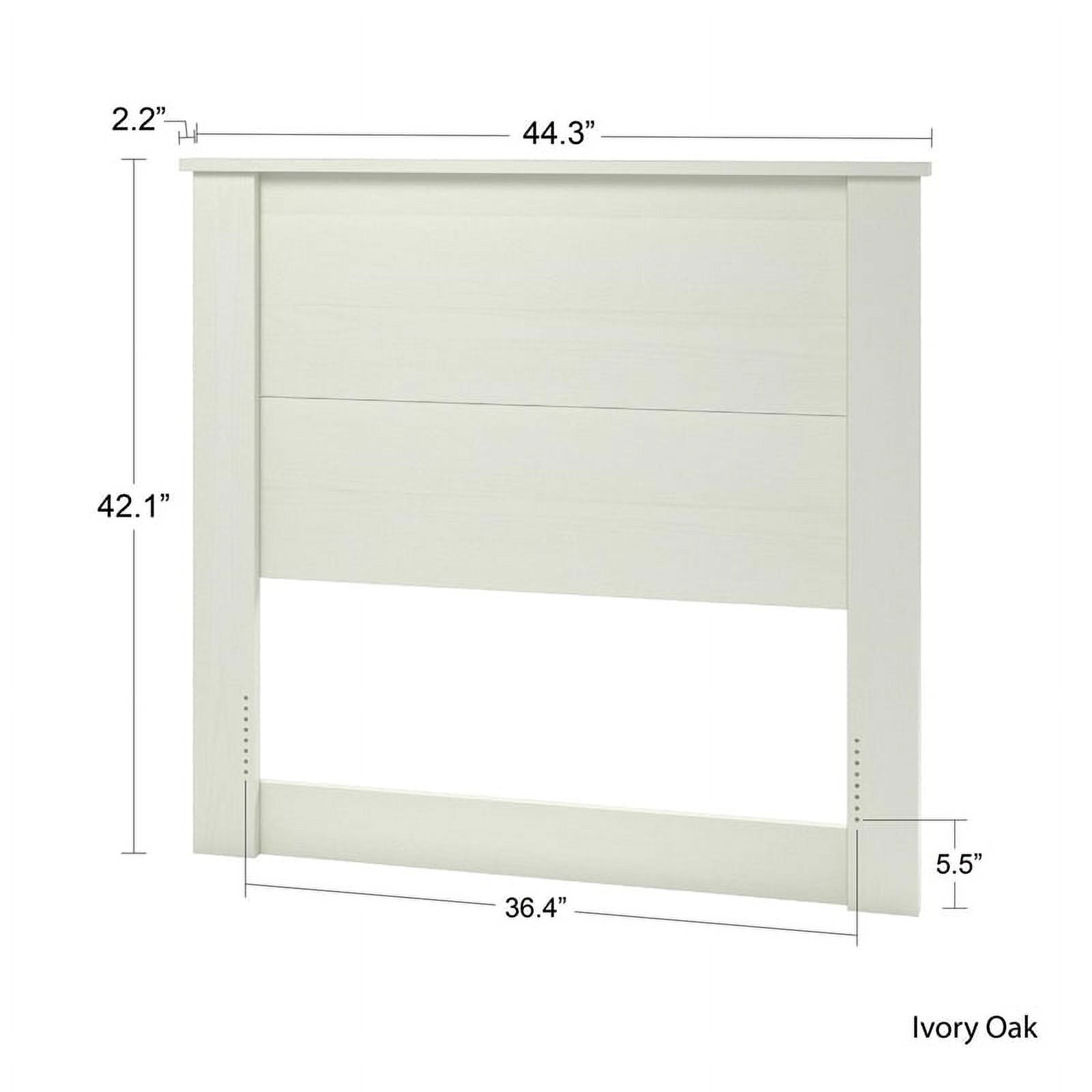 Ameriwood Home Zoe Twin Headboard in Ivory Oak