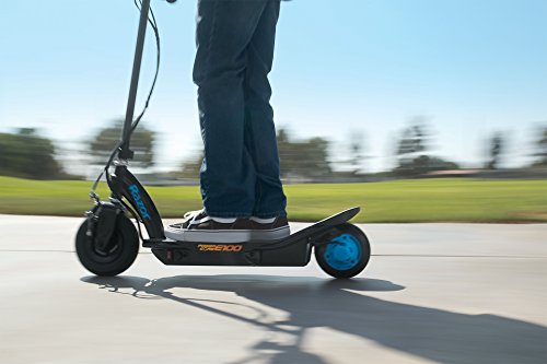 Razor Power Core E100 Electric Scooter - 100w Hub Motor, 8" Air-Filled Tire, Up to 11 mph and 60 min Ride Time, for Kids Ages 8 and Up