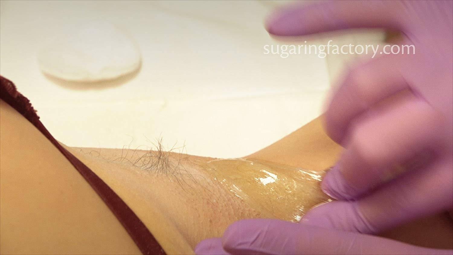 Sugaring Paste Luxury Pro – Organic Hair Removal - Hard Paste for Brazilian Bikini, Dark Hair, 43 oz / 2.6 lbs - Long-Lasting Su
