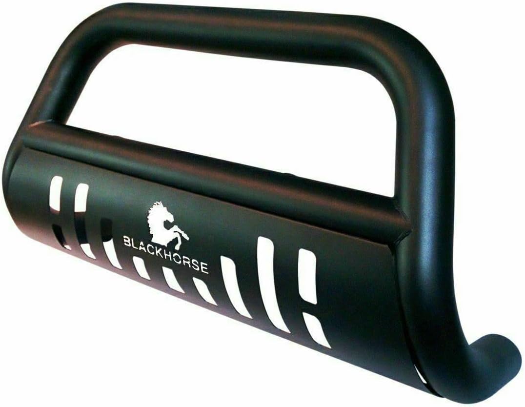 Black Horse Stainless Steel Bull Bar Skid Plate CBB-TOB4802SP Compatible with 2019-2022 Toyota RAV4 Grille Guard Bumper Protector Push Protect Front Bumper