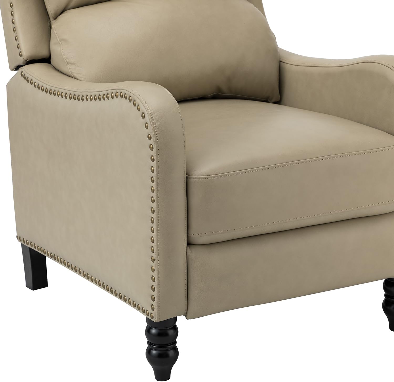 Manuel Genuine Leather Recliner TAN