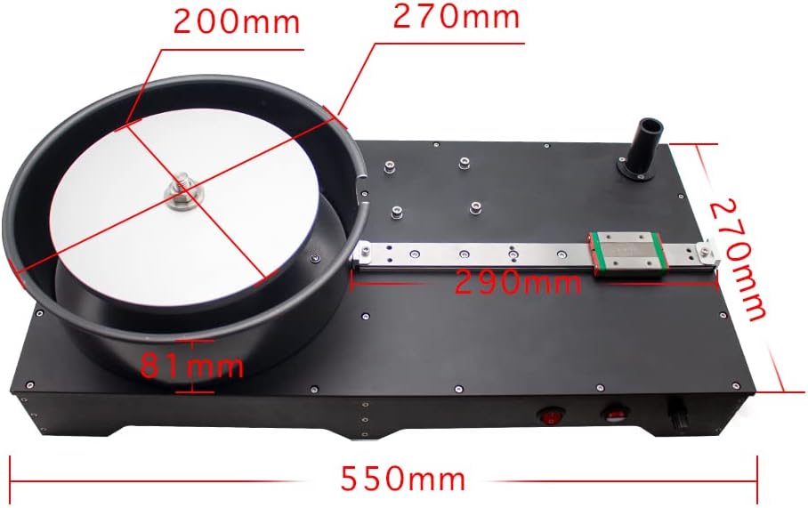 Gemstone Grinding Faceting Machine Faceted Gem Polishing Machine Jewelry Polisher Flat Grinder Lapidary Machine 2800RPM 120W (New Standard Machine)