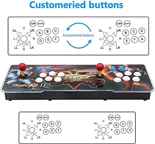 30000 Games in 1 Arcade Game Console ,Pandora Treasure 3D Double Stick,30000 Classic Arcade Game,Search Games, Support 3D Games,Favorite List, 4 Players Online Game,1280X720 Full HD Video Game