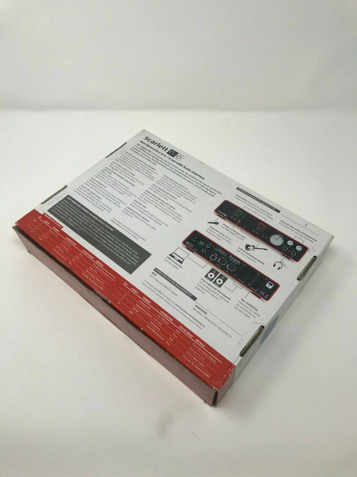 Focusrite Scarlett 6i6 USB Audio Interface