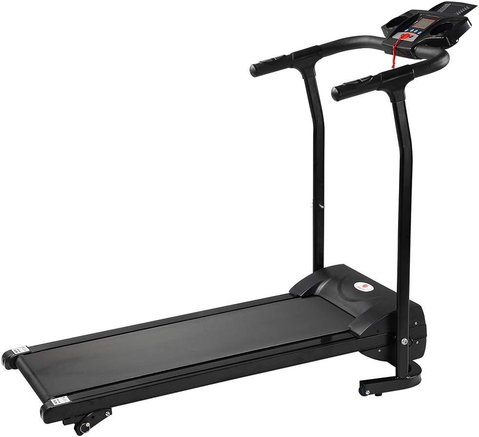 MaGiLL Folding Treadmills Electric Treadmill LCD Display Digital Control Panel Fitness Treadmill 1.0Km/H - 12Km/H Cardio Walking Runninghine