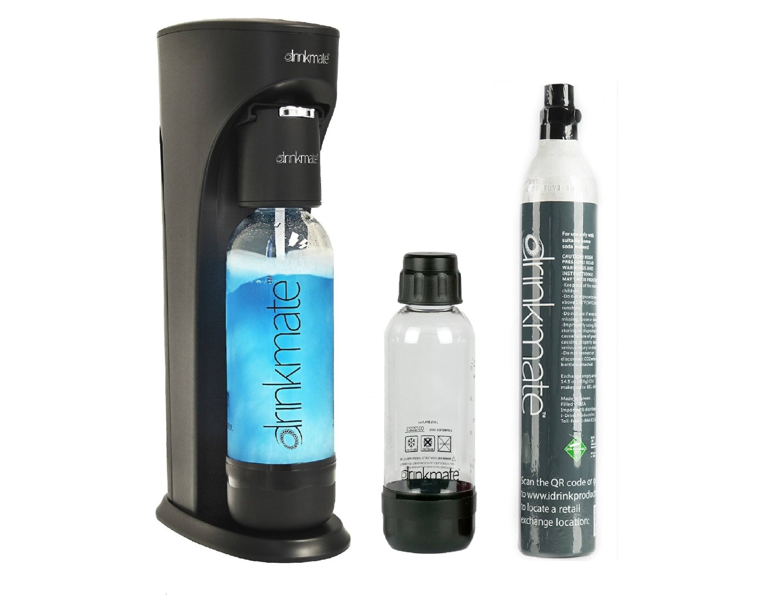 Drinkmate Sparkling Water and Soda Maker, Carbonates Any Drink, Includes One 1L