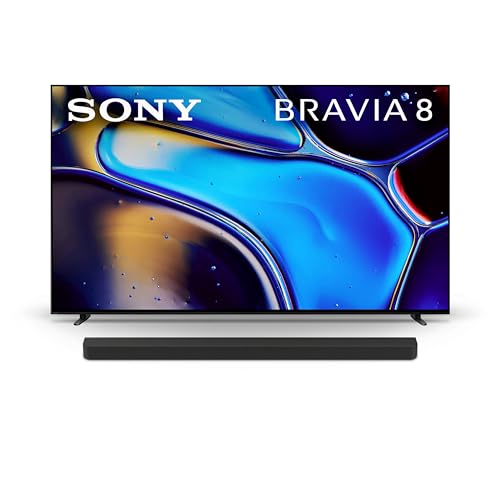 Sony 65 Inch OLED 4K Ultra HD TV BRAVIA 8 Smart Google TV with Dolby Vision HDR and Exclusive Features for PlayStation 5 (K-65XR80)
