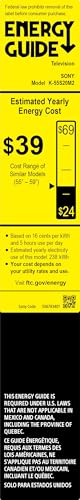 Sony BRAVIA 2 II 55 Inch 4K Ultra HD LED Smart TV with Google TV and Exclusive Features for PlayStation®5 (K-55S20M2), 2025 Model