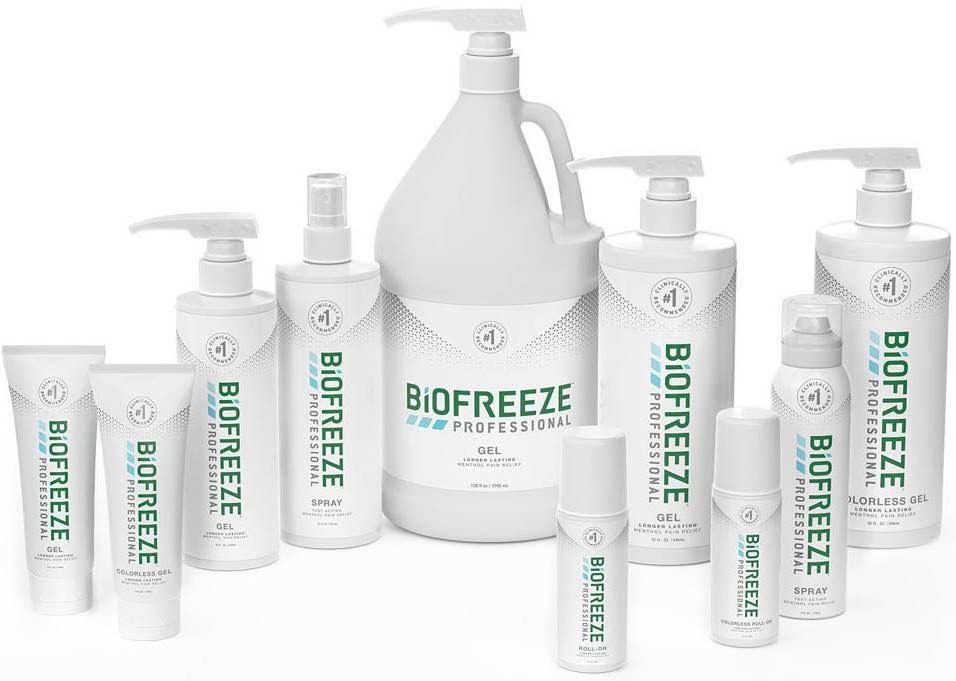 Biofreeze Professional Pain Relieving Gel - 1 Gallon Pump Green from ScripHessco