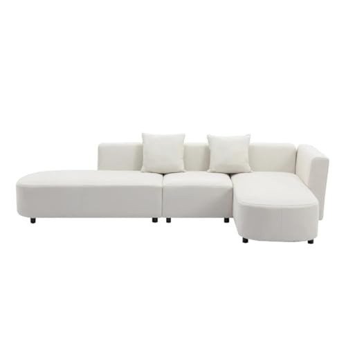 L Shape Sofa,Living Room Upholstery Sofa Couch, Sofa 110.2''Wx61''Dx24.8''H, Comfortable for Living Room