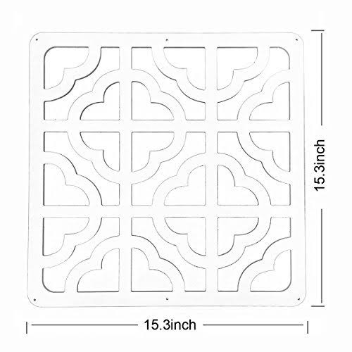 E-life Technology Hanging Room Divider - 10Pieces Wood-Plastic Hanging Screen Panel Room Home Hotel Safety Partition